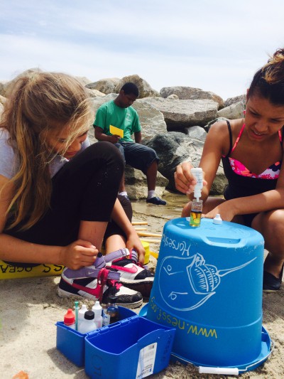 Girls on beach